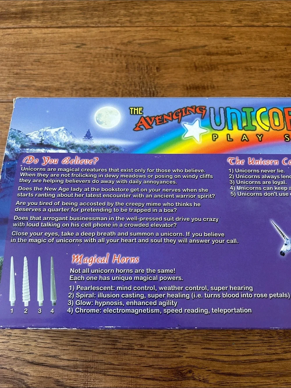 Accoutrements avenging unicorn